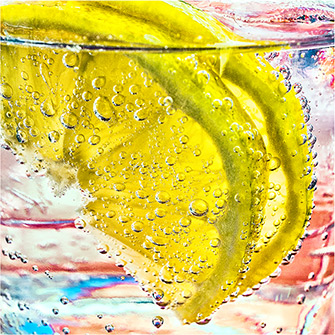 Lemon Slices in water