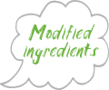 Modified Ingredients